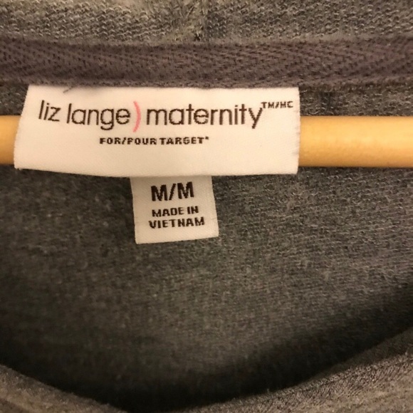 Liz Lange Maternity Pullover Hoodie - Picture 6 of 7